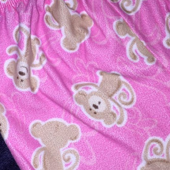 Carters pink monkey 2-piece pajama set 4T - Picture 4 of 5